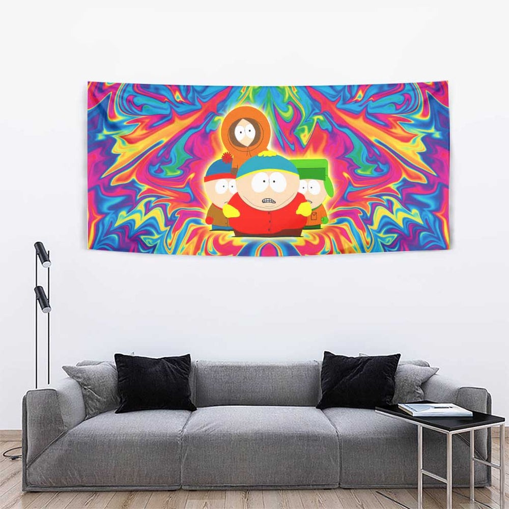Trippy South Park Tapestry Anime Style TS04 Trippy South Park Tapestry Anime Style TS04