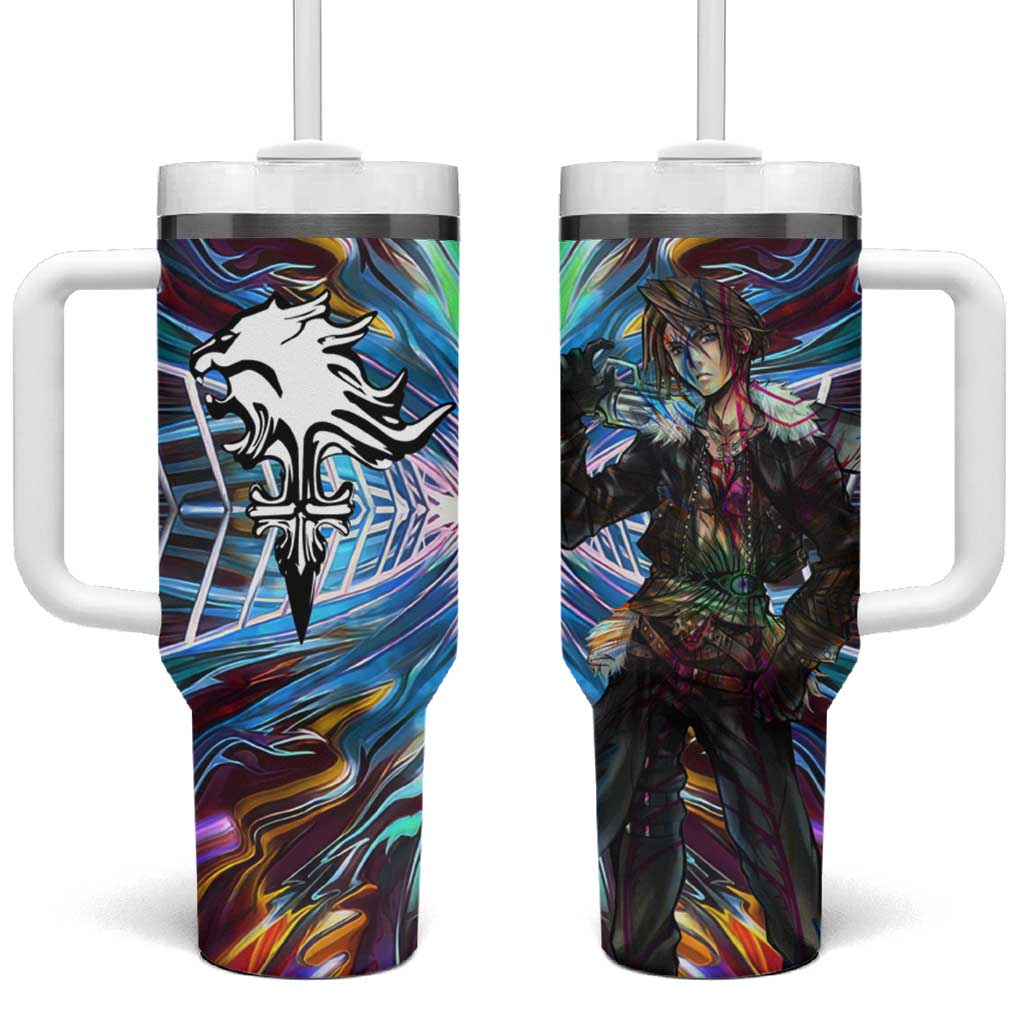 Trippy Squall Final Fantasy 8 Tumbler With Handle Trippy Style TS04
