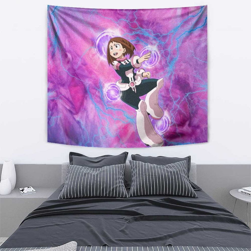 Trippy Uraraka Ochako My Hero Academia Tumbler With Handle Anime Mix Tie Dye Style TS04 Trippy Uraraka Ochako My Hero Academia Tumbler With Handle Anime Mix Tie Dye Style TS04