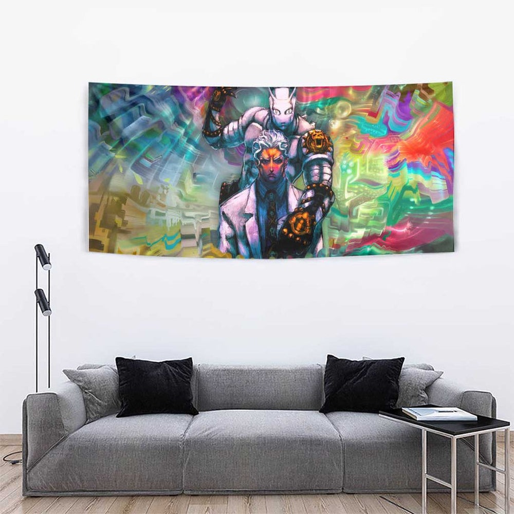 Trippy Yoshikage Kira Deadly Queen Jojos Bizarre Adventure Tumbler With Handle Trippy Style TS04 Trippy Yoshikage Kira Deadly Queen Jojos Bizarre Adventure Tumbler With Handle Trippy Style TS04