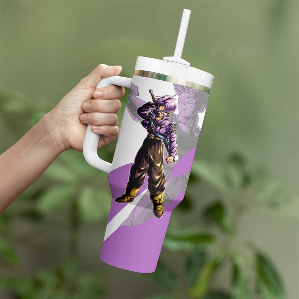 Trunks Time Warrior Tumbler With Handle Dynamic Anime Sword Style TS04 Trunks Time Warrior Tumbler With Handle Dynamic Anime Sword Style TS04