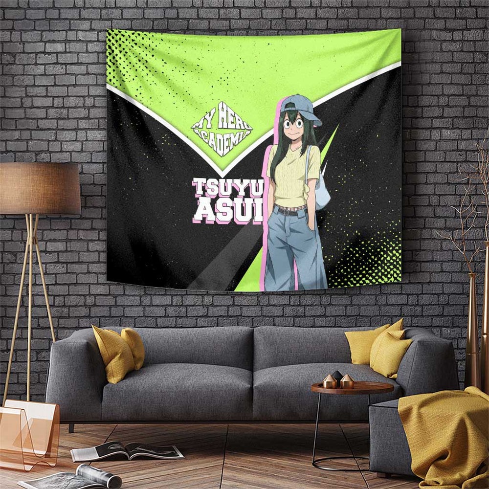 Tsuyu Asui My Hero Academia Tumbler With Handle Anime Grunge Splatter Graphic Style TS04 Tsuyu Asui My Hero Academia Tumbler With Handle Anime Grunge Splatter Graphic Style TS04