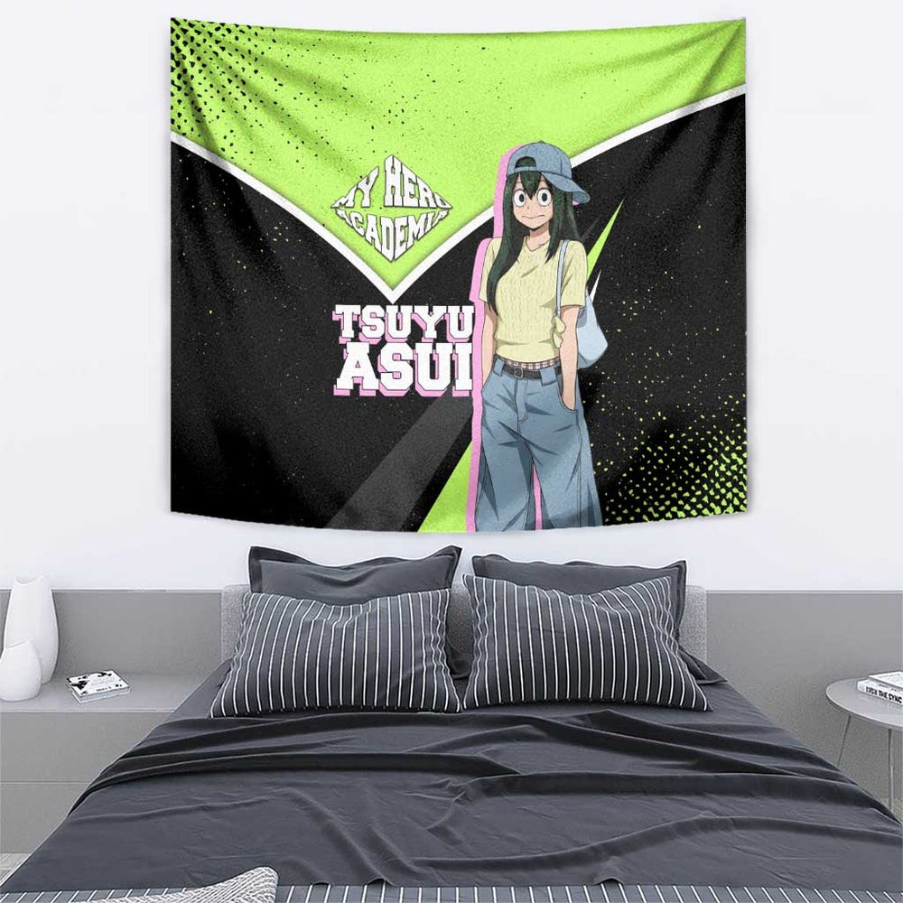 Tsuyu Asui My Hero Academia Tumbler With Handle Anime Grunge Splatter Graphic Style TS04 Tsuyu Asui My Hero Academia Tumbler With Handle Anime Grunge Splatter Graphic Style TS04