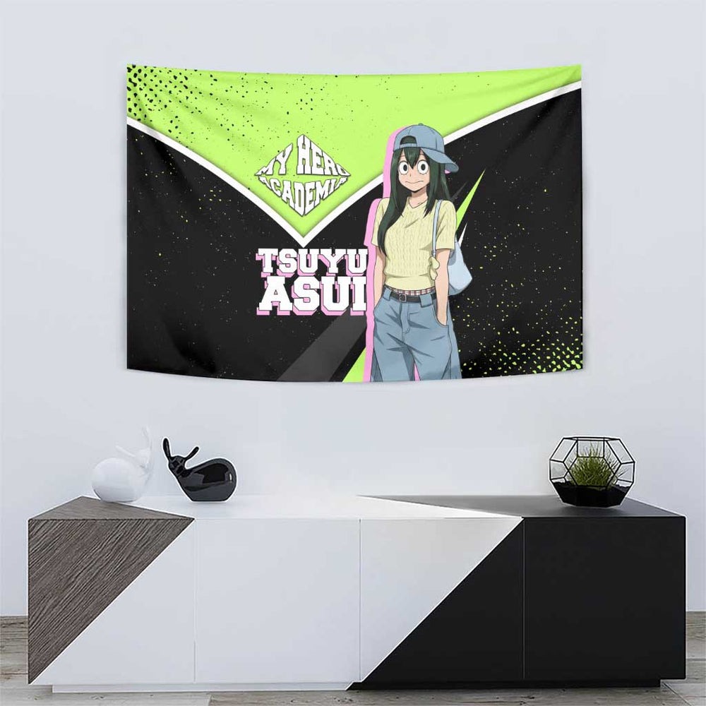Tsuyu Asui My Hero Academia Tumbler With Handle Anime Grunge Splatter Graphic Style TS04 Tsuyu Asui My Hero Academia Tumbler With Handle Anime Grunge Splatter Graphic Style TS04