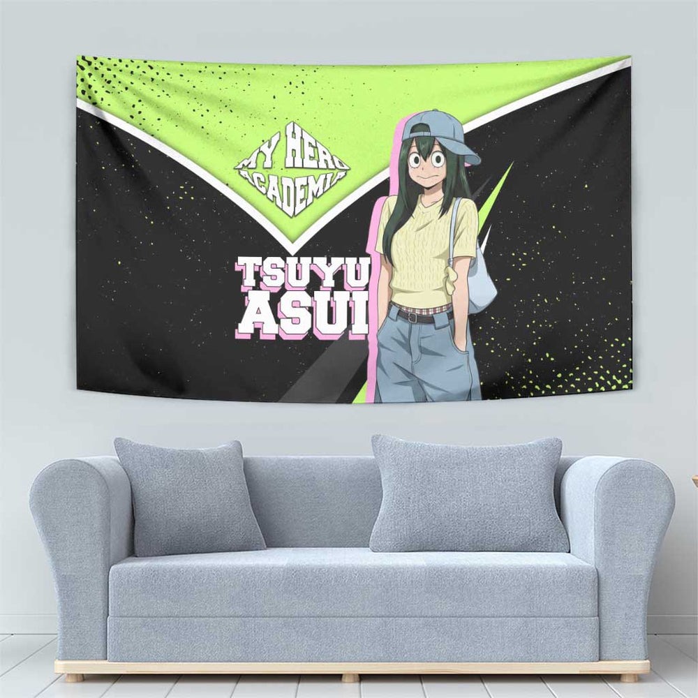 Tsuyu Asui My Hero Academia Tumbler With Handle Anime Grunge Splatter Graphic Style TS04 Tsuyu Asui My Hero Academia Tumbler With Handle Anime Grunge Splatter Graphic Style TS04