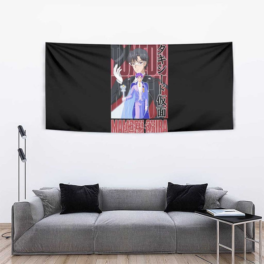 Tuxedo Mask Sailor Moon Tumbler With Handle Anime Style TS04