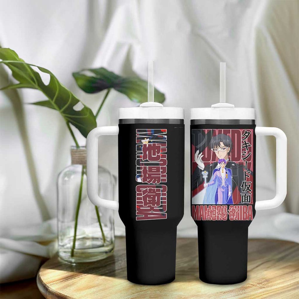 Tuxedo Mask Sailor Moon Tumbler With Handle Anime Style TS04
