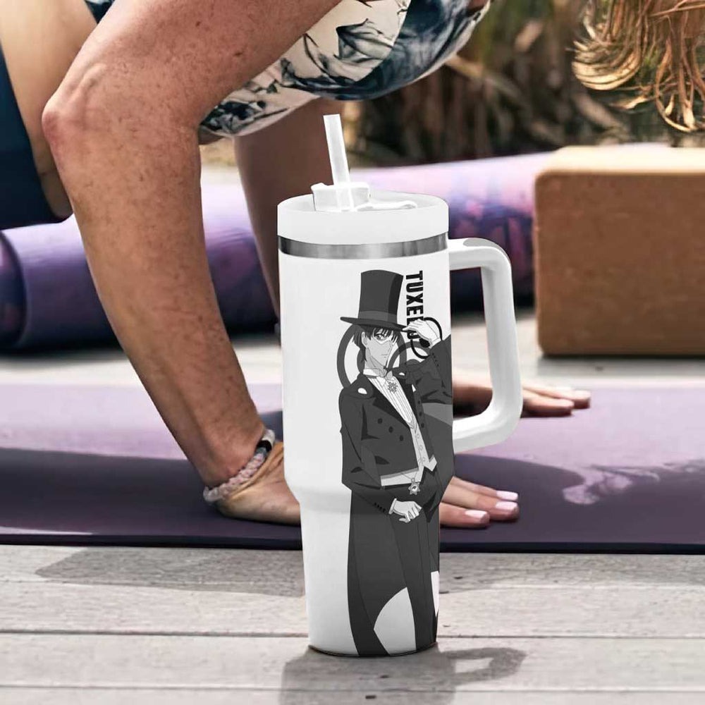 Tuxedo - Sasilor Moon Tumbler With Handle Anime Style TS04