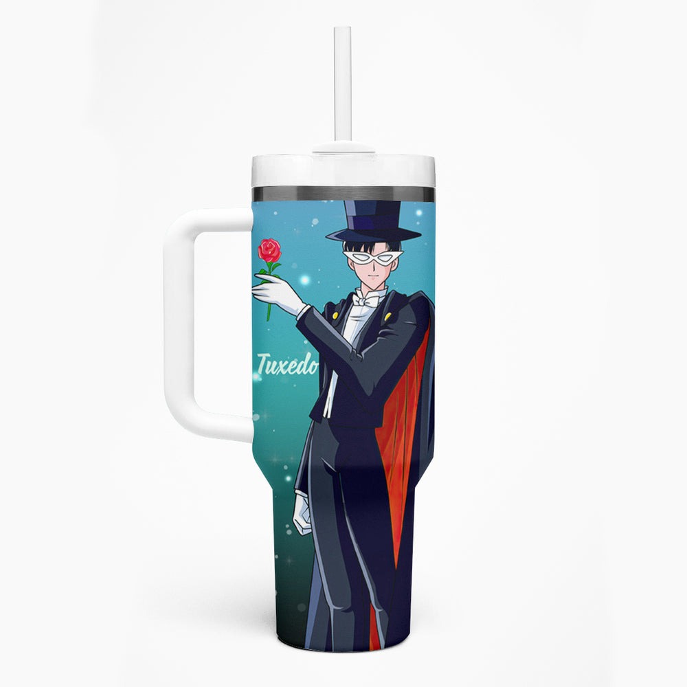 Tuxedo Tumbler With Handle Sailor Moon TS04 Tuxedo Tumbler With Handle Sailor Moon TS04
