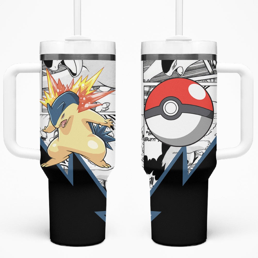 Typhlosion Tumbler With Handle Mix Manga TS04 Typhlosion Tumbler With Handle Mix Manga TS04
