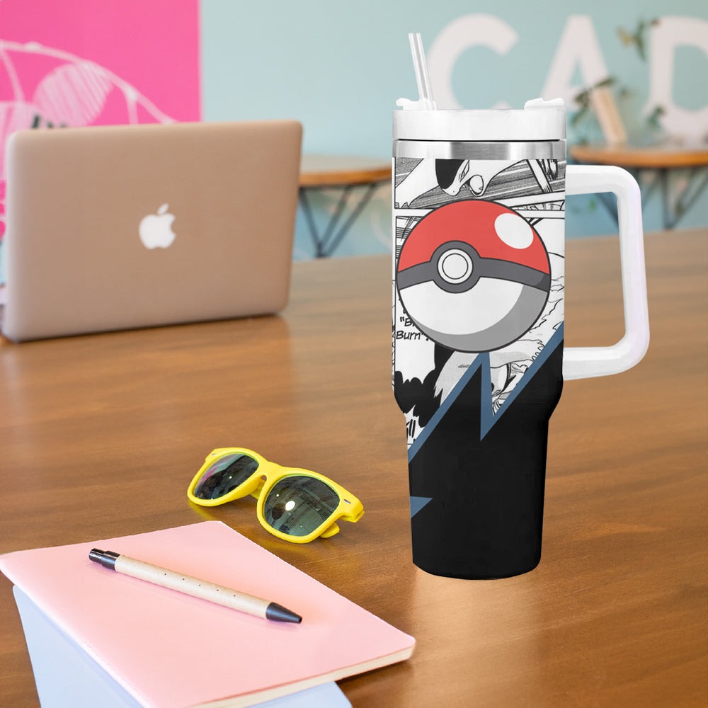 Typhlosion Tumbler With Handle Mix Manga TS04 Typhlosion Tumbler With Handle Mix Manga TS04