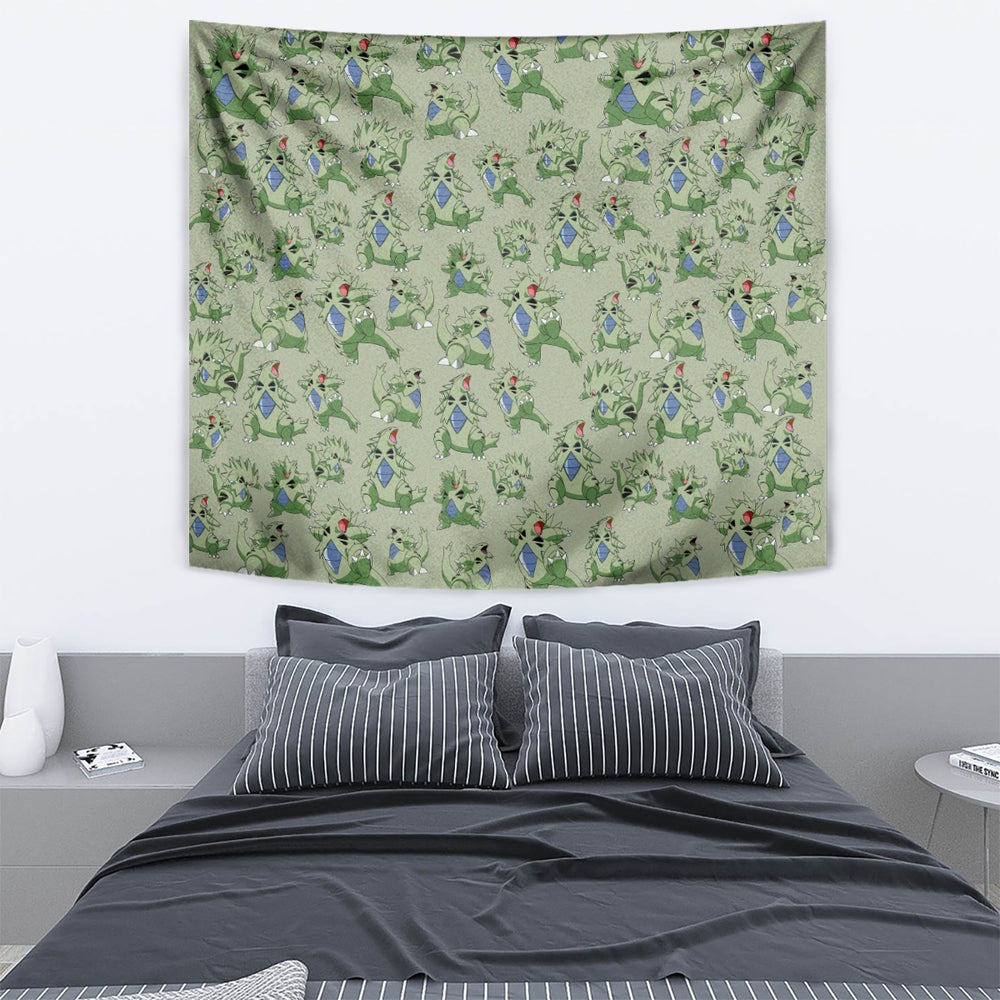Tyranitar Pattern Style Tapestry TS04 Tyranitar Pattern Style Tapestry TS04