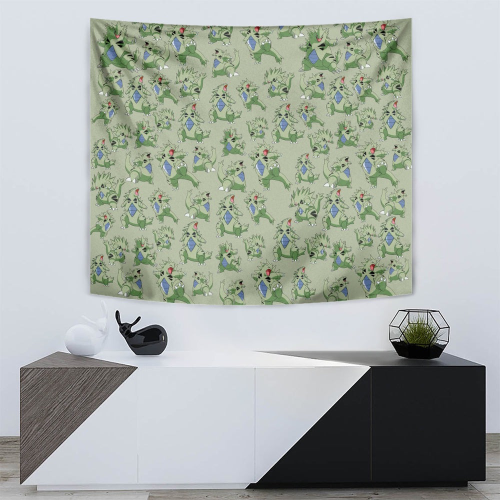 Tyranitar Pattern Style Tapestry TS04 Tyranitar Pattern Style Tapestry TS04