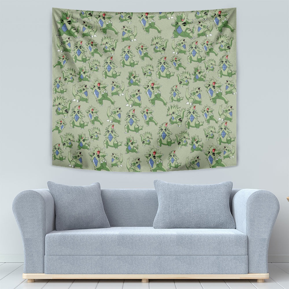 Tyranitar Pattern Style Tapestry TS04 Tyranitar Pattern Style Tapestry TS04