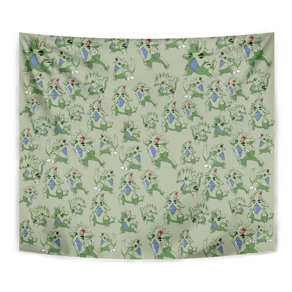 Tyranitar Pattern Style Tapestry TS04 Tyranitar Pattern Style Tapestry TS04