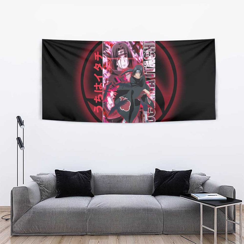 Uchiha Itachi Naruto Shippuden Tumbler With Handle Anime Style TS04 Uchiha Itachi Naruto Shippuden Tumbler With Handle Anime Style TS04
