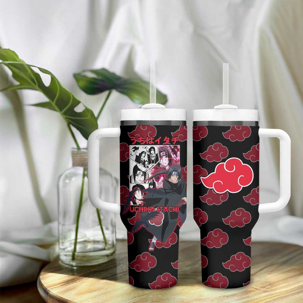 Uchiha Itachi V3 Naruto Tumbler With Handle Anime Style TS04 Uchiha Itachi V3 Naruto Tumbler With Handle Anime Style TS04