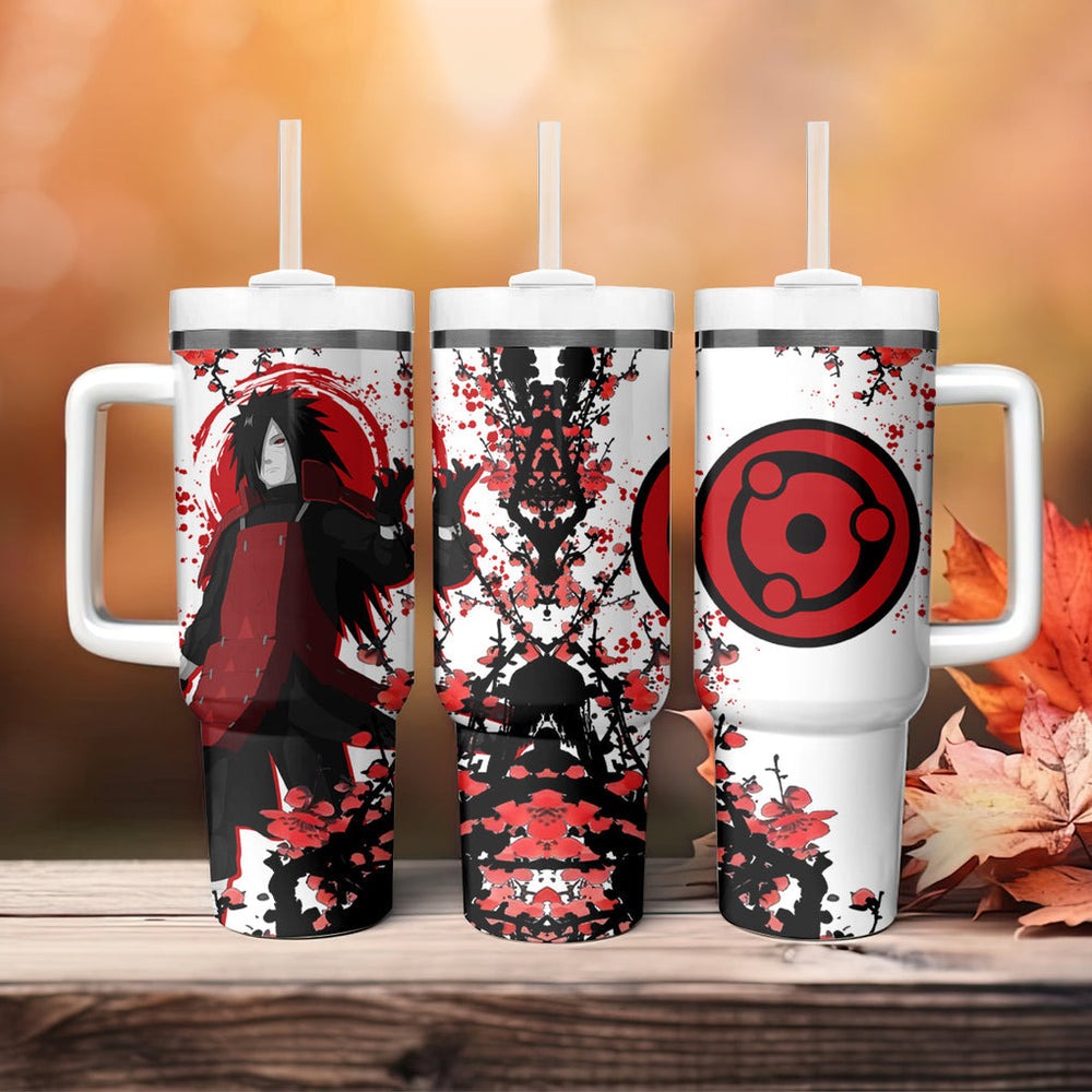 Uchiha Madara Tumbler With Handle Japan Style TS04 Uchiha Madara Tumbler With Handle Japan Style TS04