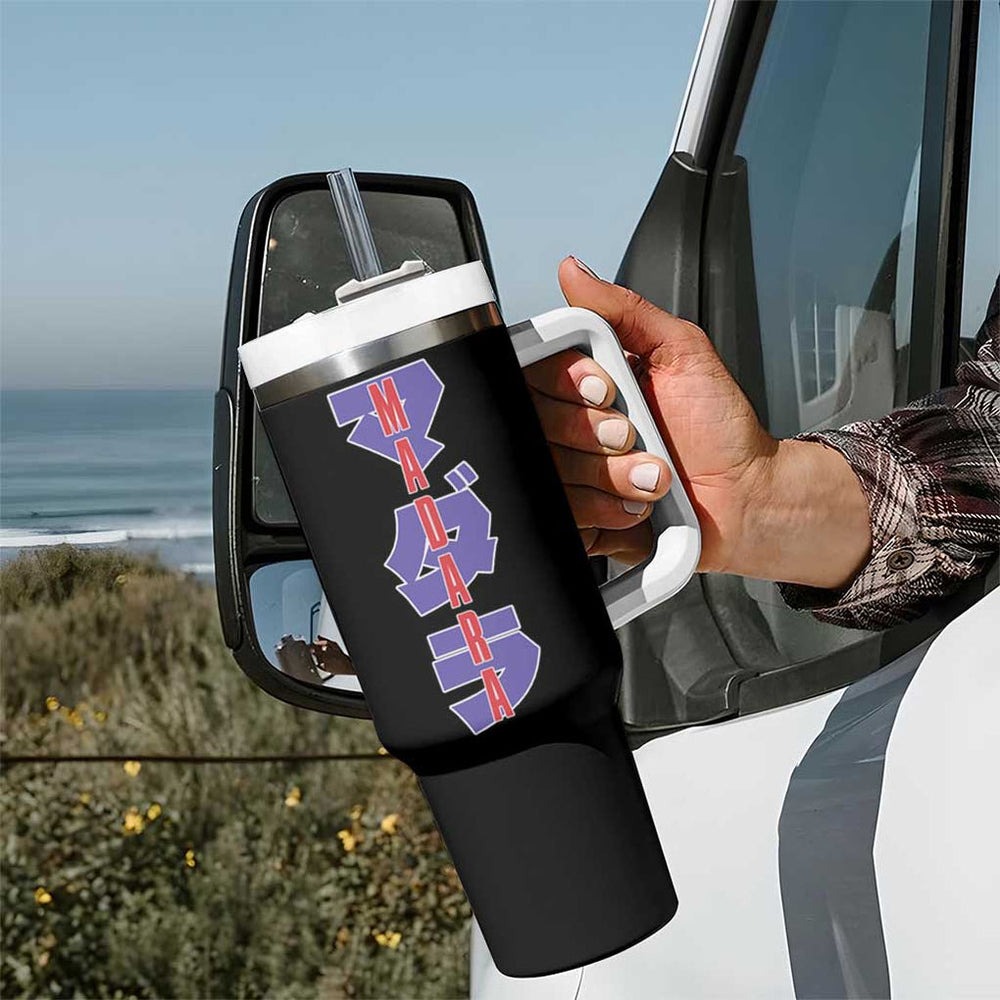 Uchiha Madara V2 Naruto Tumbler With Handle Anime Style TS04 Uchiha Madara V2 Naruto Tumbler With Handle Anime Style TS04
