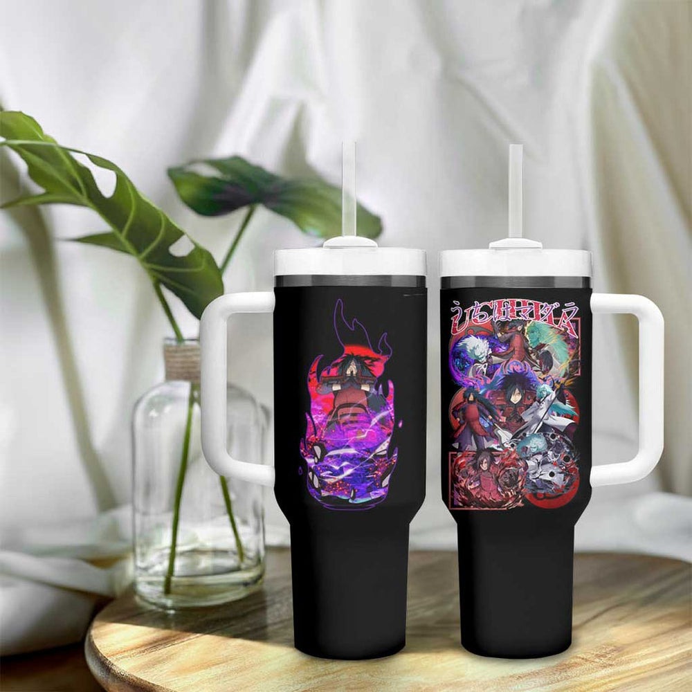 Uchiha Madara V3 Naruto Tumbler With Handle Anime Style TS04 Uchiha Madara V3 Naruto Tumbler With Handle Anime Style TS04