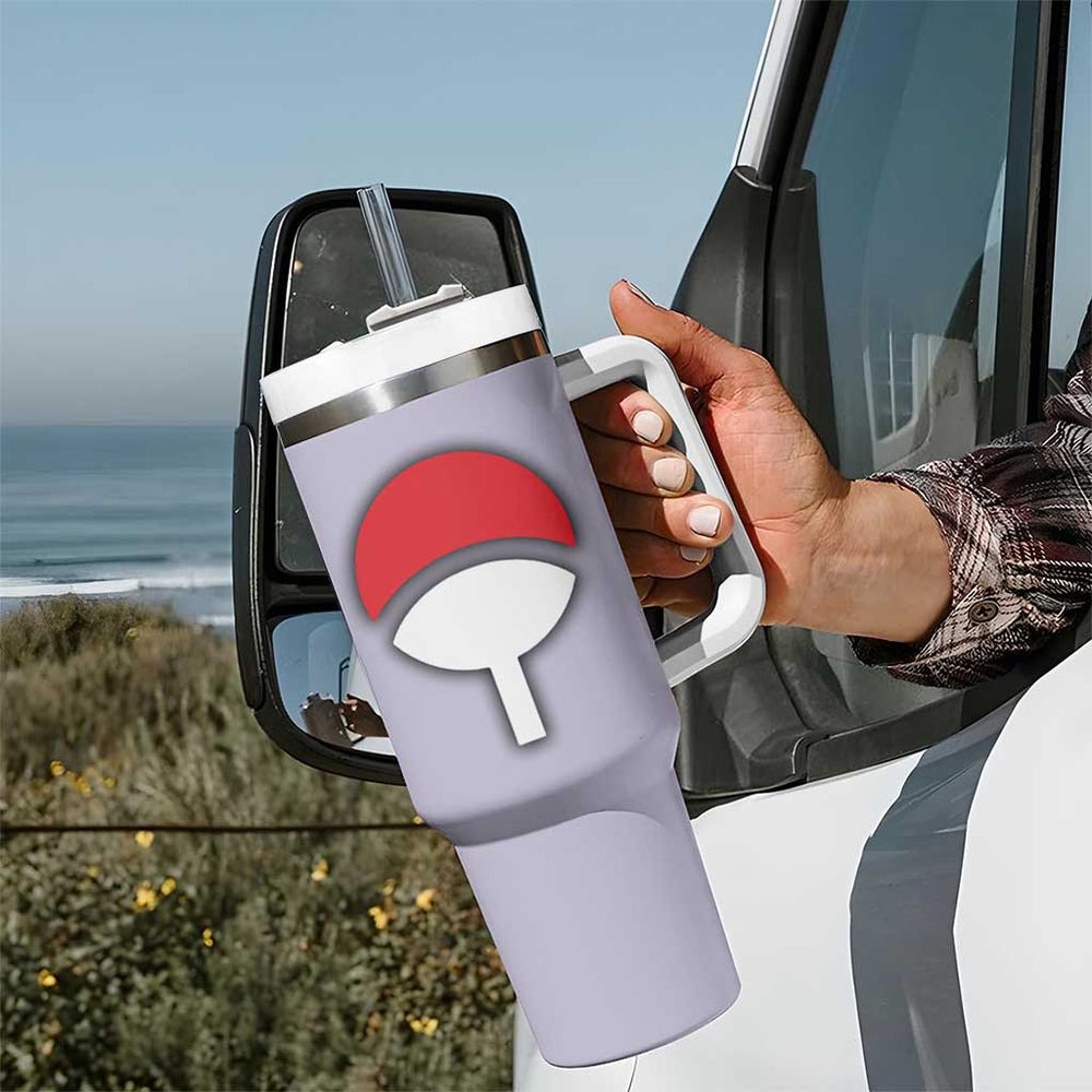 Uchiha Sasuke Naruto Shippuden Tumbler With Handle Anime Style TS04 Uchiha Sasuke Naruto Shippuden Tumbler With Handle Anime Style TS04