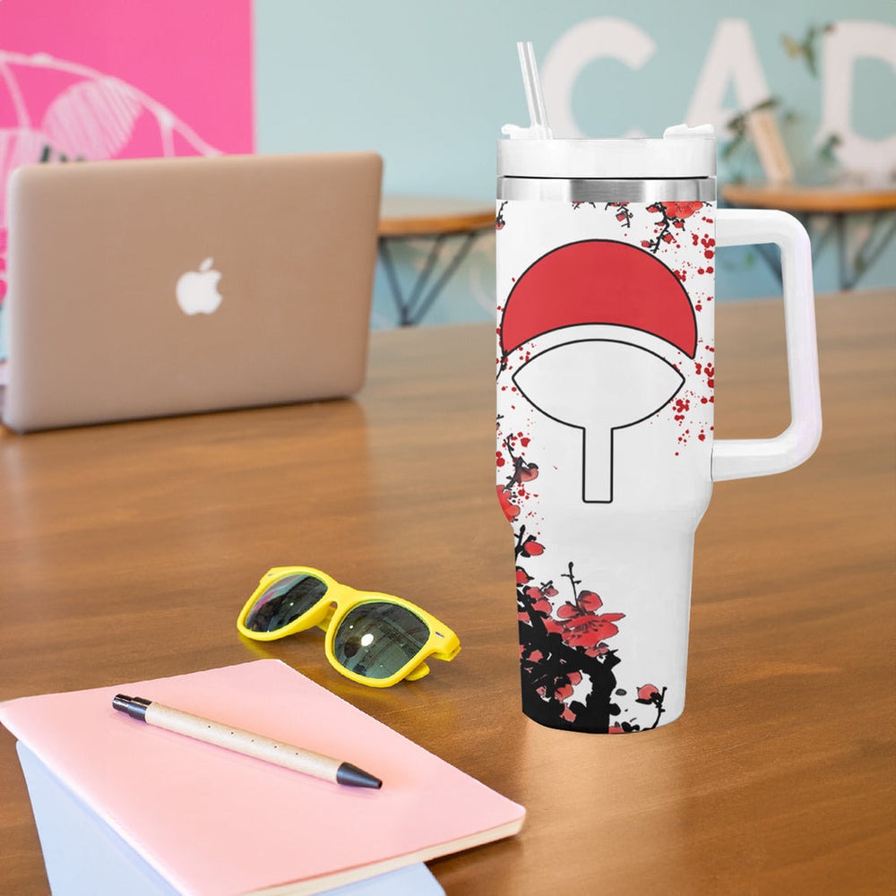 Uchiha Sasuke Tumbler With Handle Japan Style Anime TS04 Uchiha Sasuke Tumbler With Handle Japan Style Anime TS04