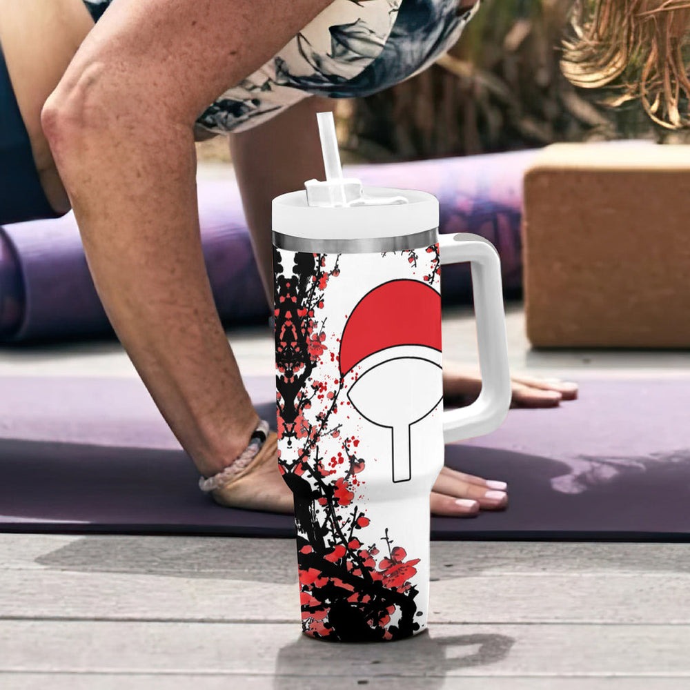 Uchiha Sasuke Tumbler With Handle Japan Style Anime TS04 Uchiha Sasuke Tumbler With Handle Japan Style Anime TS04