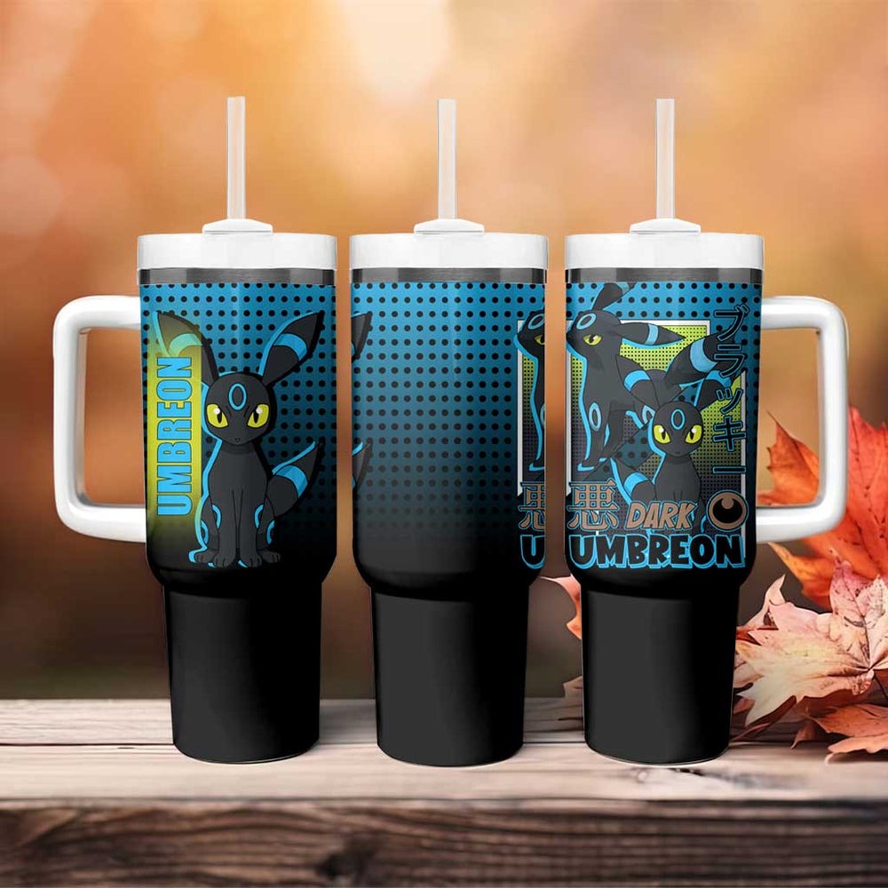 Umbreon from Poké Tumbler With Handle with Dark Type Power and Stylish Design TS04