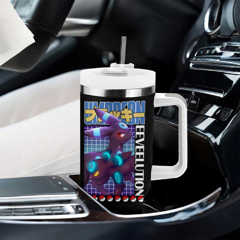 Umbreon V3 Poke Tumbler With Handle Anime Style TS04 Umbreon V3 Poke Tumbler With Handle Anime Style TS04