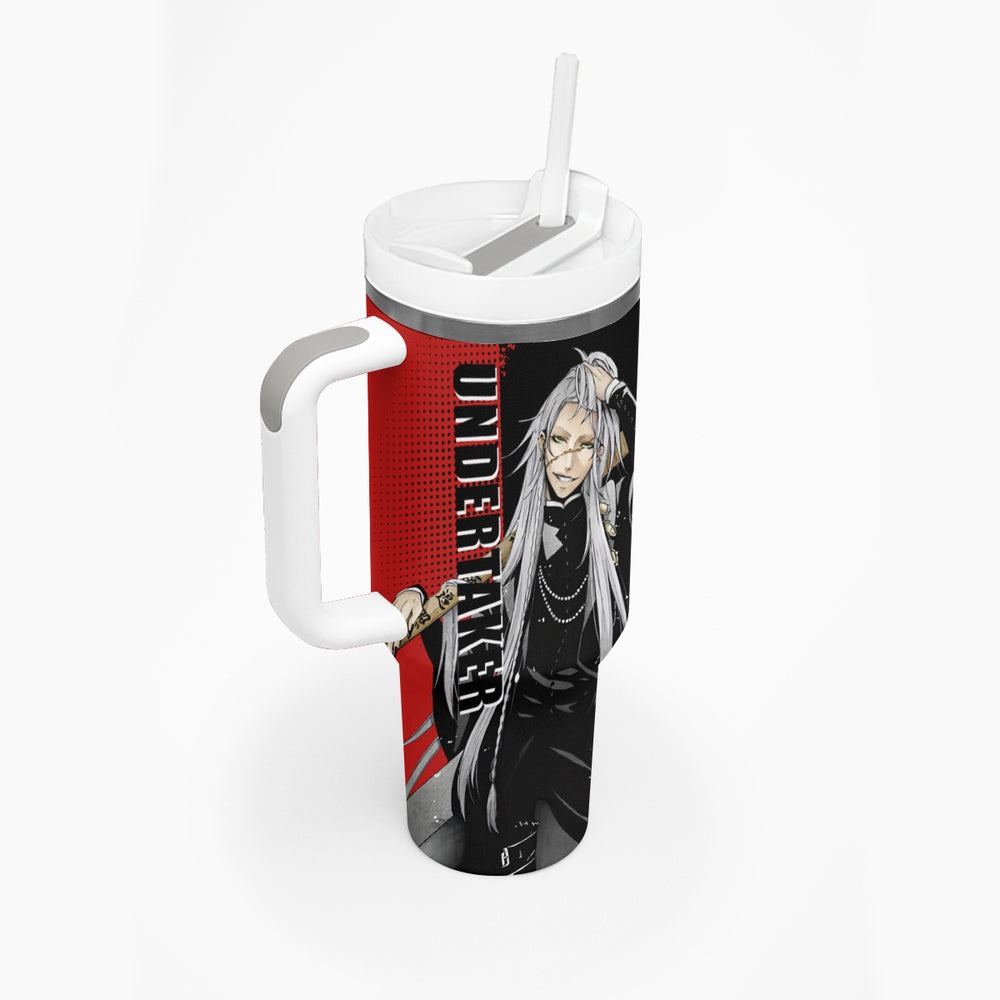 Undertaker Tumbler With Handle Black Butler TS04 Undertaker Tumbler With Handle Black Butler TS04
