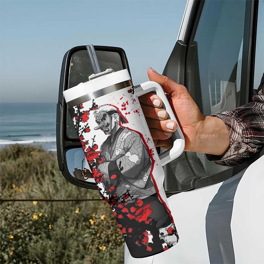 Urokodaki Sakonji - Demon Slayer Tumbler With Handle Anime Japan Style TS04 Urokodaki Sakonji - Demon Slayer Tumbler With Handle Anime Japan Style TS04