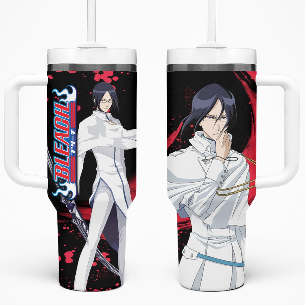 Uryu Ishida Tumbler With Handle Bleach TS04 Uryu Ishida Tumbler With Handle Bleach TS04
