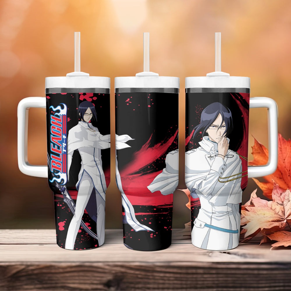 Uryu Ishida Tumbler With Handle Bleach TS04 Uryu Ishida Tumbler With Handle Bleach TS04