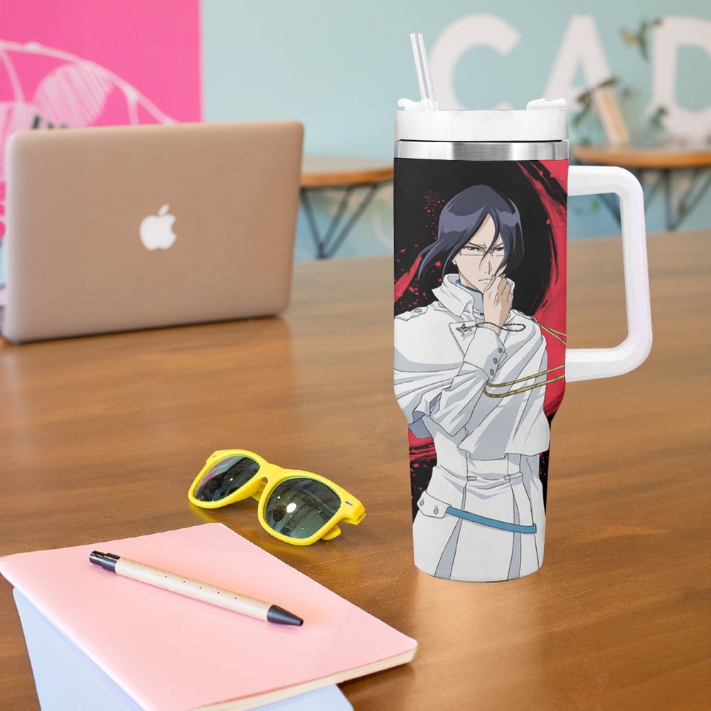 Uryu Ishida Tumbler With Handle Bleach TS04 Uryu Ishida Tumbler With Handle Bleach TS04