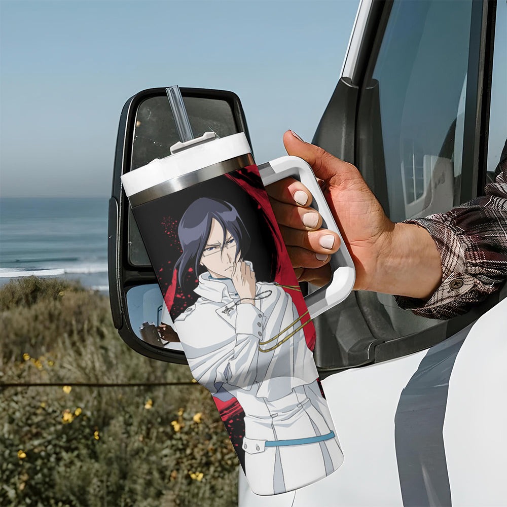 Uryu Ishida Tumbler With Handle Bleach TS04 Uryu Ishida Tumbler With Handle Bleach TS04