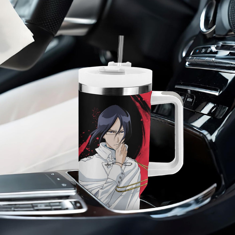 Uryu Ishida Tumbler With Handle Bleach TS04 Uryu Ishida Tumbler With Handle Bleach TS04