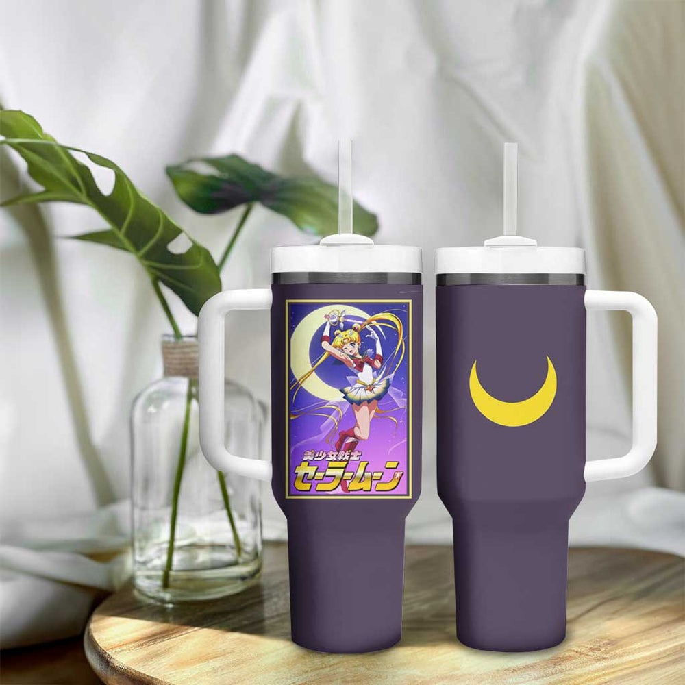 Usagi Tsukino Sailor Moon Tumbler With Handle Anime Style TS04