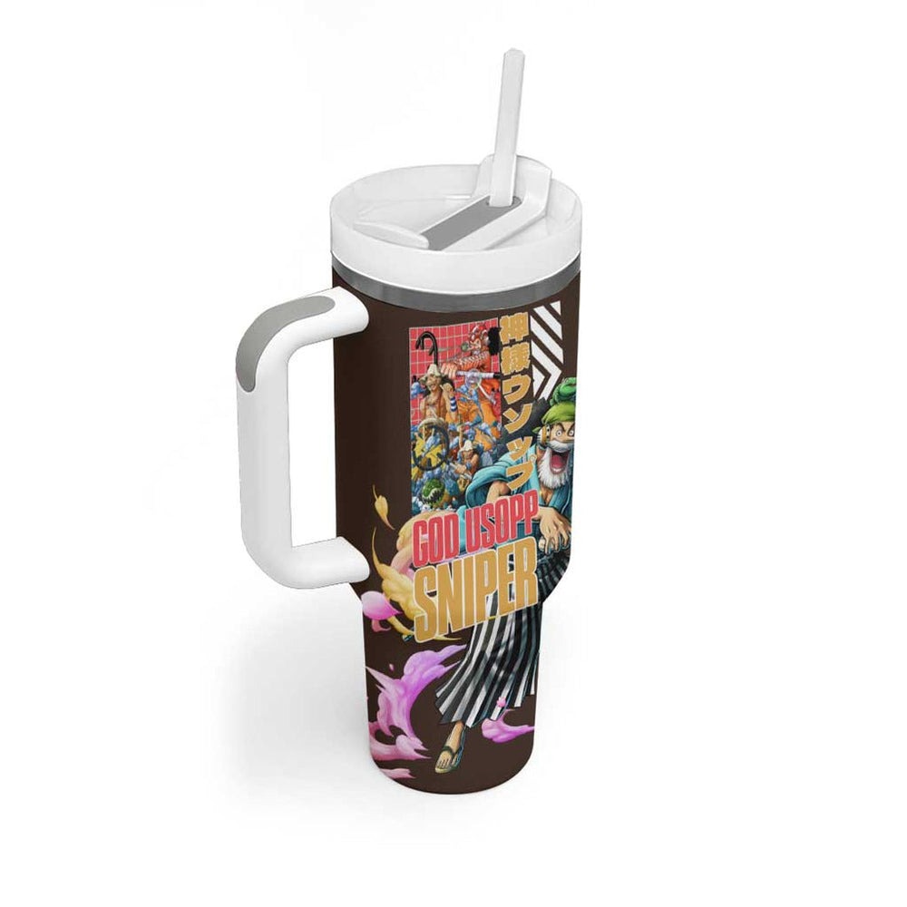 Usopp V2 One Piece Tumbler With Handle Anime Style TS04 Usopp V2 One Piece Tumbler With Handle Anime Style TS04