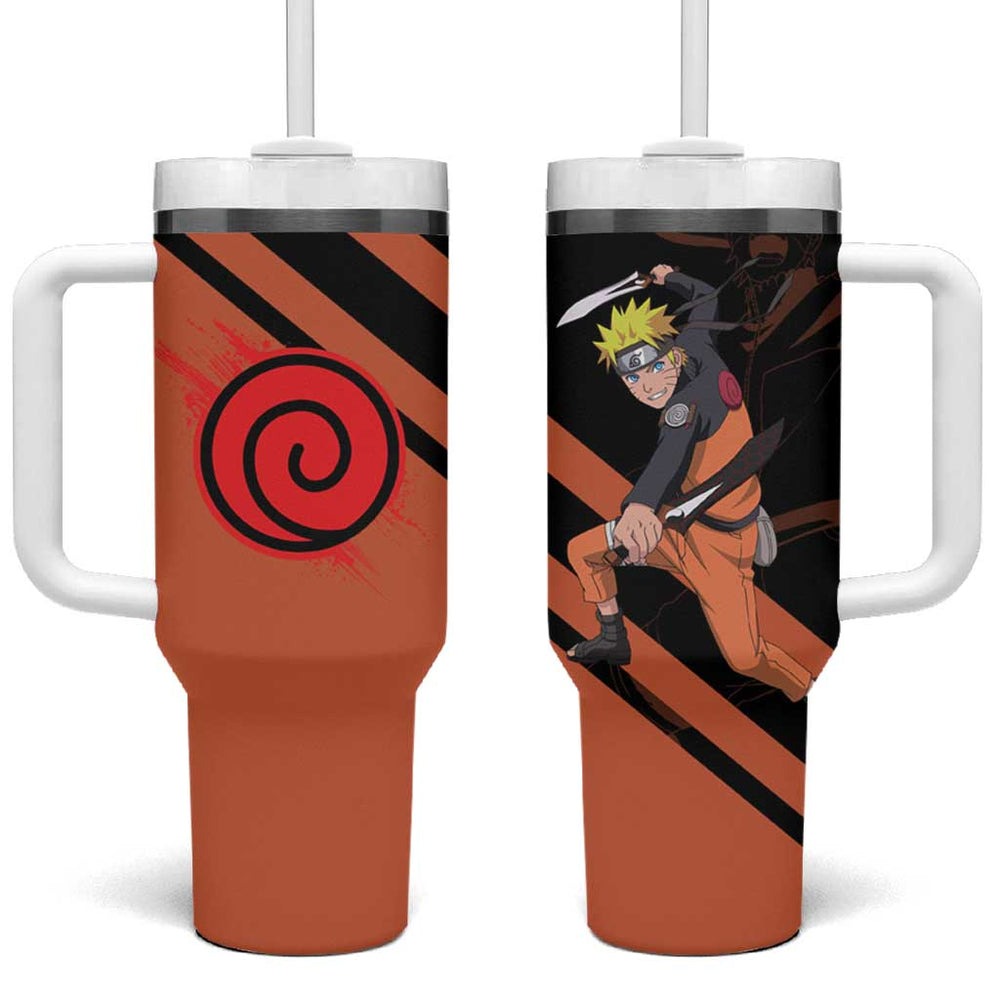 Uzumaki - Naruto Tumbler With Handle Anime Style TS04 Uzumaki - Naruto Tumbler With Handle Anime Style TS04