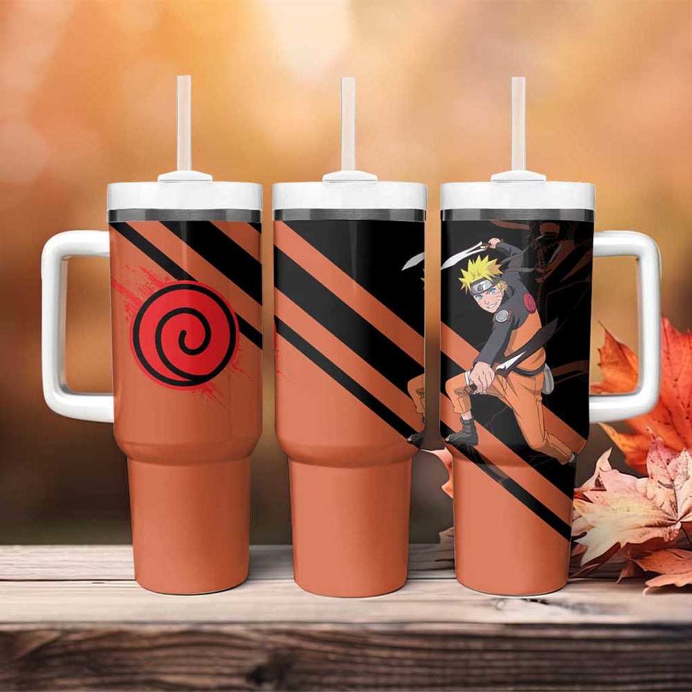 Uzumaki - Naruto Tumbler With Handle Anime Style TS04 Uzumaki - Naruto Tumbler With Handle Anime Style TS04