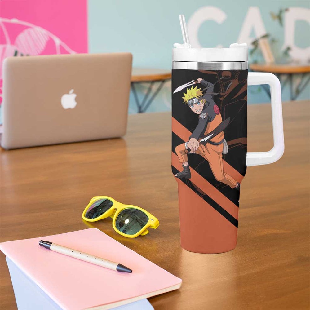 Uzumaki - Naruto Tumbler With Handle Anime Style TS04 Uzumaki - Naruto Tumbler With Handle Anime Style TS04
