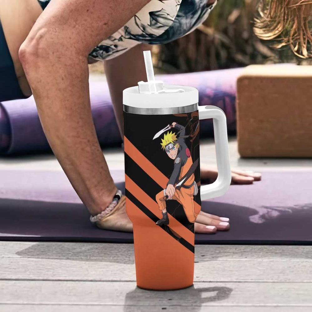 Uzumaki - Naruto Tumbler With Handle Anime Style TS04 Uzumaki - Naruto Tumbler With Handle Anime Style TS04
