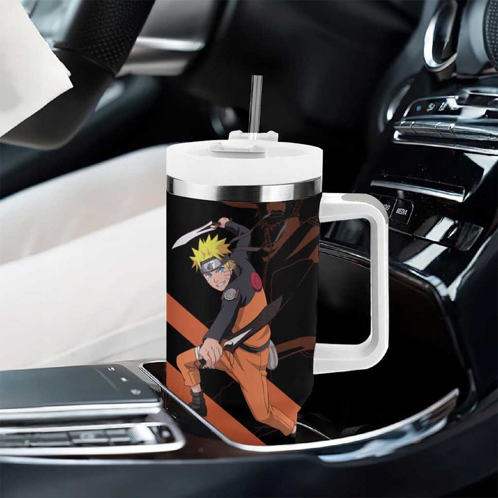 Uzumaki - Naruto Tumbler With Handle Anime Style TS04 Uzumaki - Naruto Tumbler With Handle Anime Style TS04