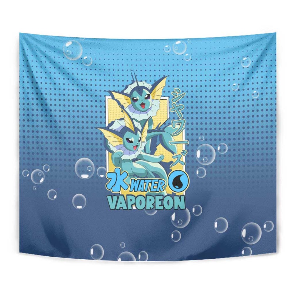 Vaporeon from Poké Tapestry with Water Type Ability and Swimming Pose Design TS04 Vaporeon from Poké Tapestry with Water Type Ability and Swimming Pose Design TS04