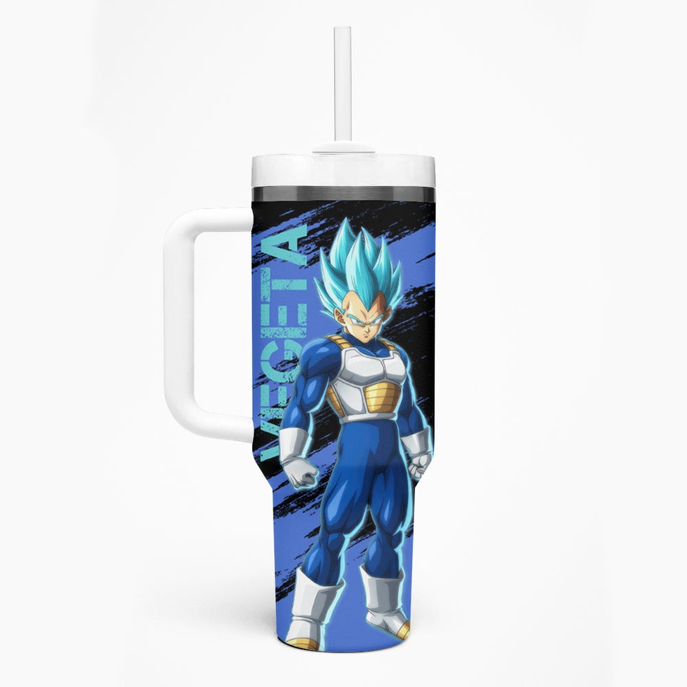 Vegeta Blue Tumbler With Handle Dragon Ball TS04 Vegeta Blue Tumbler With Handle Dragon Ball TS04