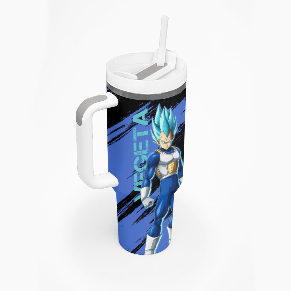 Vegeta Blue Tumbler With Handle Dragon Ball TS04 Vegeta Blue Tumbler With Handle Dragon Ball TS04