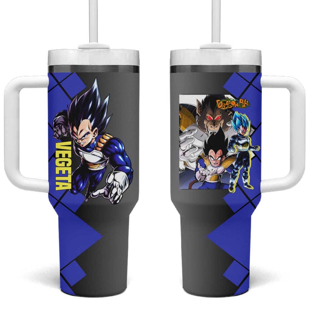 Vegeta - Dragonball Tumbler With Handle Anime Mix Manga Style TS04 Vegeta - Dragonball Tumbler With Handle Anime Mix Manga Style TS04