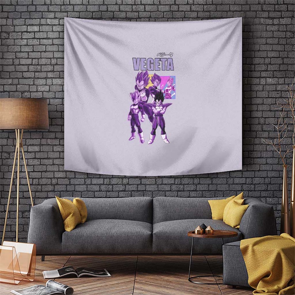 Vegeta Dragon Ball Z Tapestry Anime Style TS04 Vegeta Dragon Ball Z Tapestry Anime Style TS04