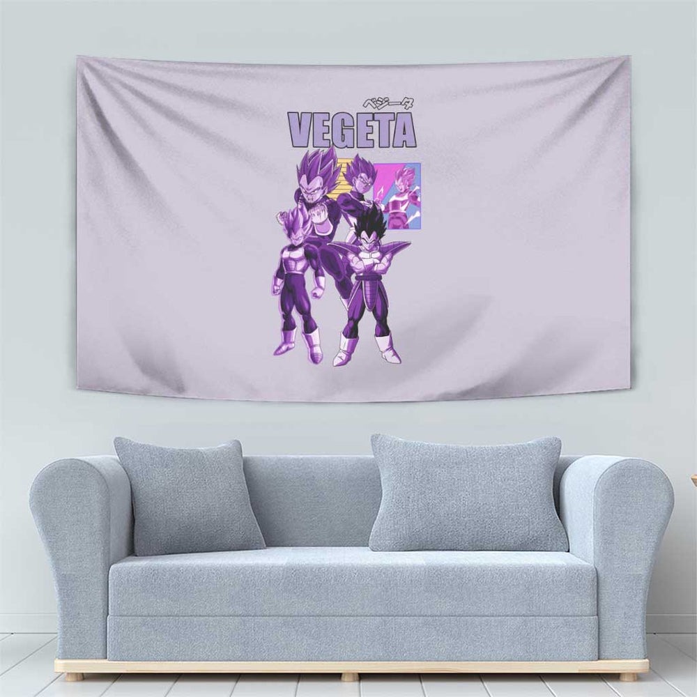 Vegeta Dragon Ball Z Tapestry Anime Style TS04 Vegeta Dragon Ball Z Tapestry Anime Style TS04