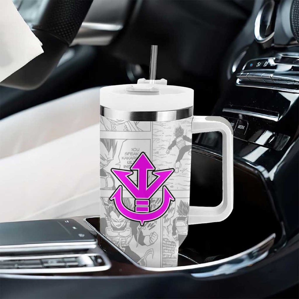 Vegeta - Dragonball Tumbler With Handle Anime Mix Manga Style TS04 Vegeta - Dragonball Tumbler With Handle Anime Mix Manga Style TS04